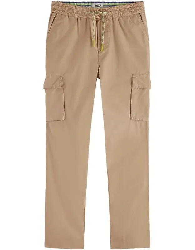 Straight-fit Poplin Cargo Pants