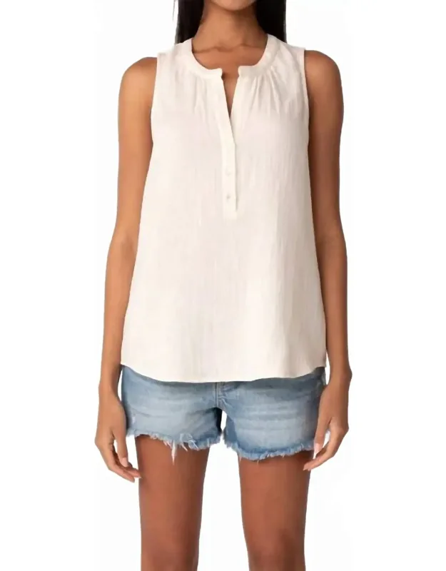 Henley Tank Top