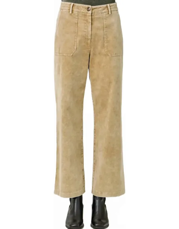 Washed Corduroy Trousers
