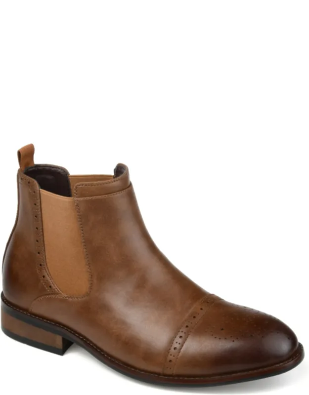Garrett Wide Width Cap Toe Chelsea Boot