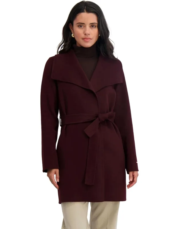 Double Face Wool-blend Belted Coat