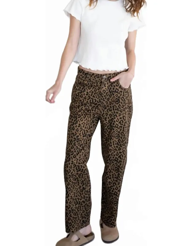 Animal Print Pants