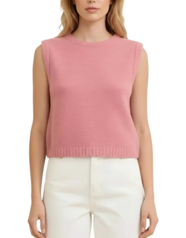 Bow Back Sweater Tank