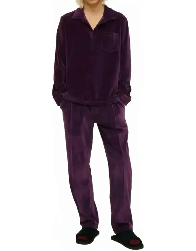 Velour Velvet Pants
