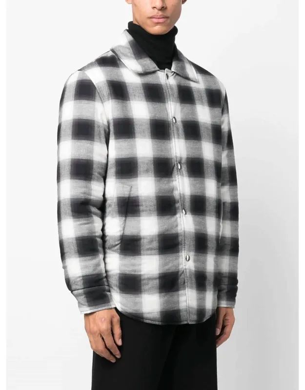 Grunge Check Overshirt Jacket