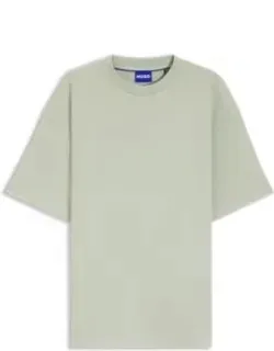 Waffle-structure T-shirt In A Cotton Blend
