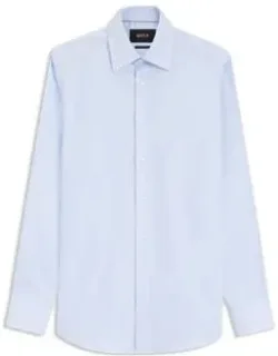 Striped Regular-fit Shirt In Italian-made Cotton