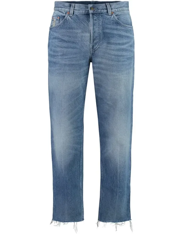 5-pocket Straight-leg Jeans