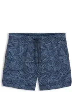 Swim Shorts With Logo Artwork