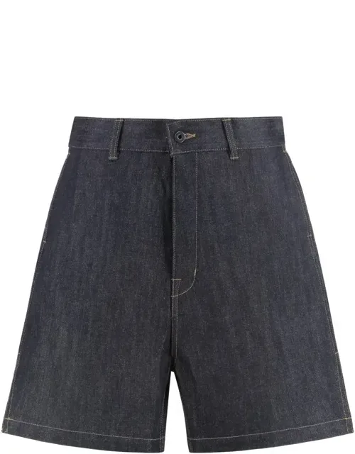 Denim Bermuda Shorts