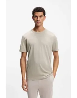 Slub-cotton T-shirt With Logo Detail