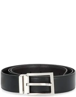 Gancini Reversible Leather Belt