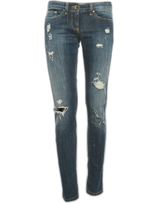 Distressed Denim Jeans
