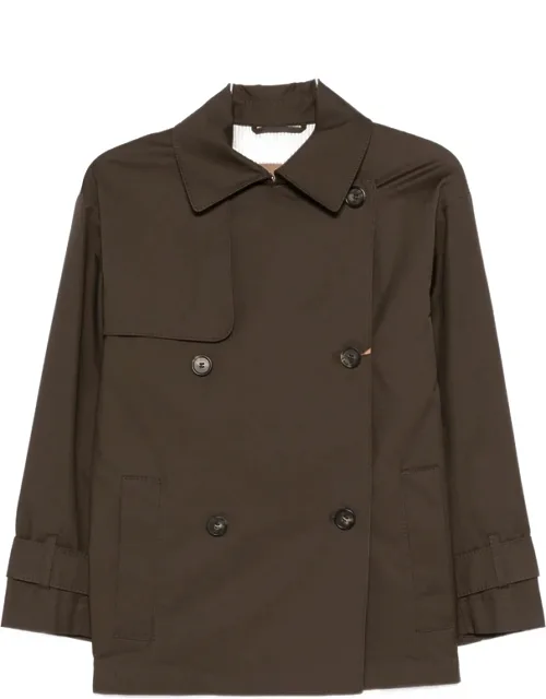 Logo-patch Double-breasted Coat