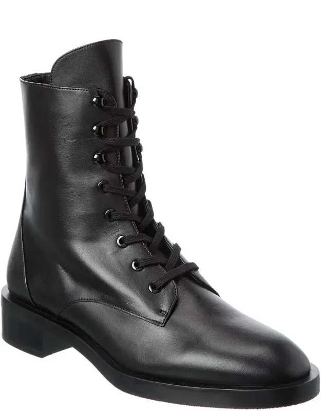 Sleek Leather Booties