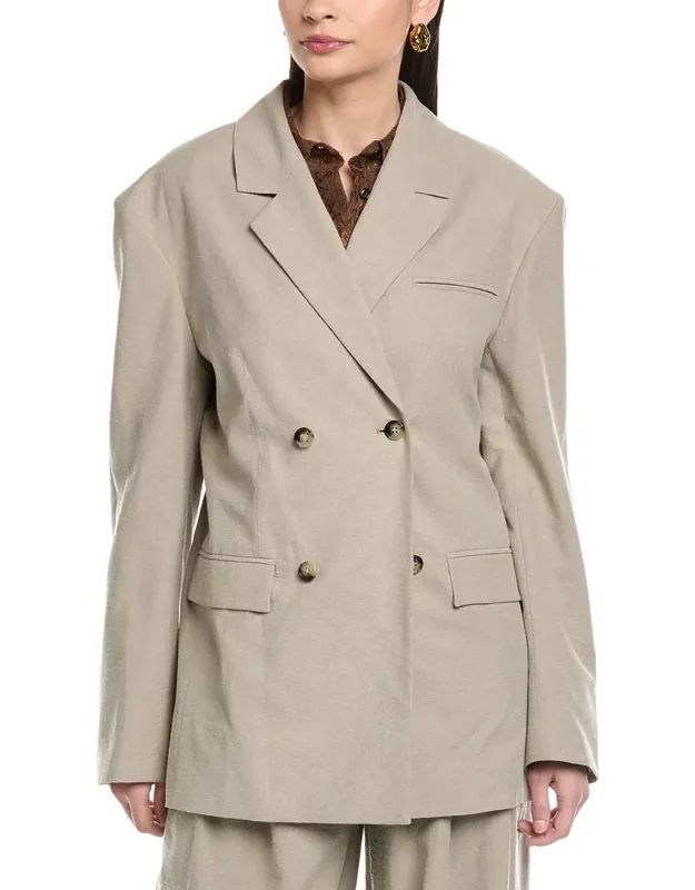 Silk-blend Blazer