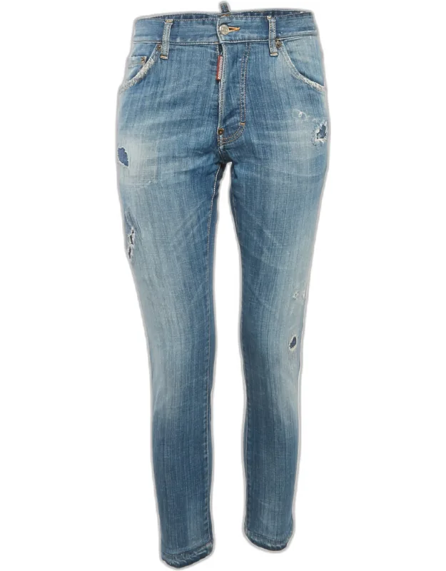 Distressed Slim Fit Jeans