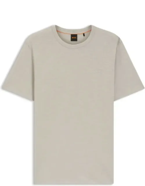 Slub-cotton T-shirt