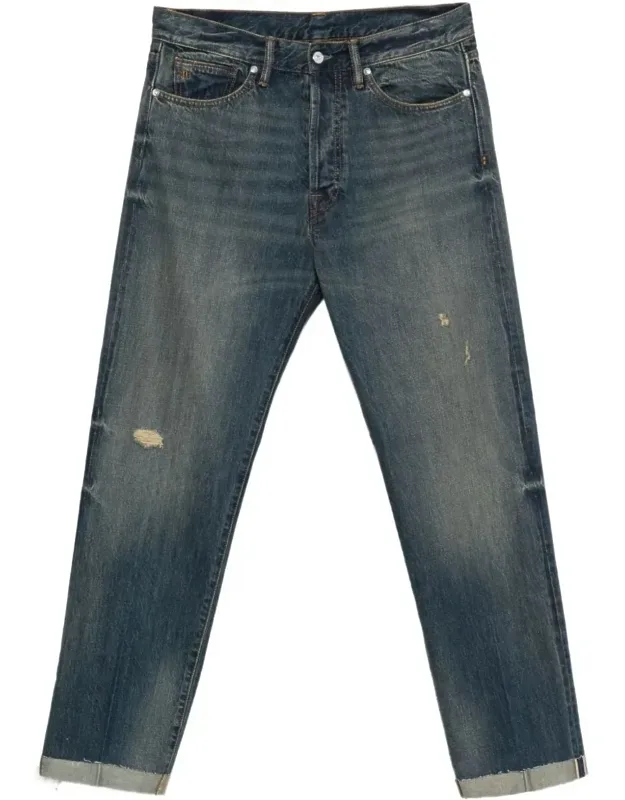 Distressed Effect Denim Jeans