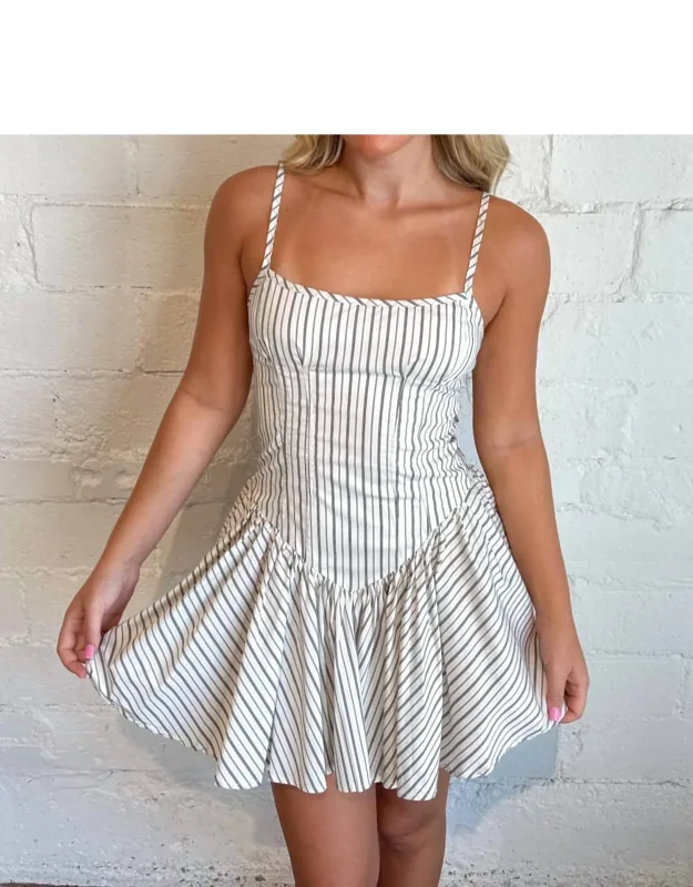 Stripe Mini Dress