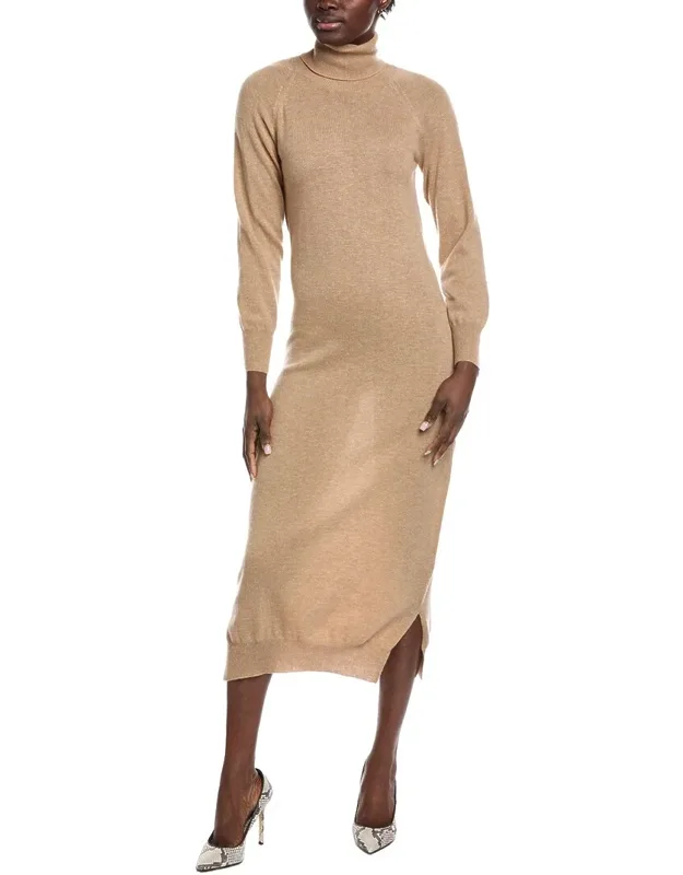 Turtleneck Wool & Cashmere-blend Sweaterdress