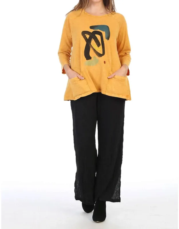 Mineral Washed Patch Pocket Top