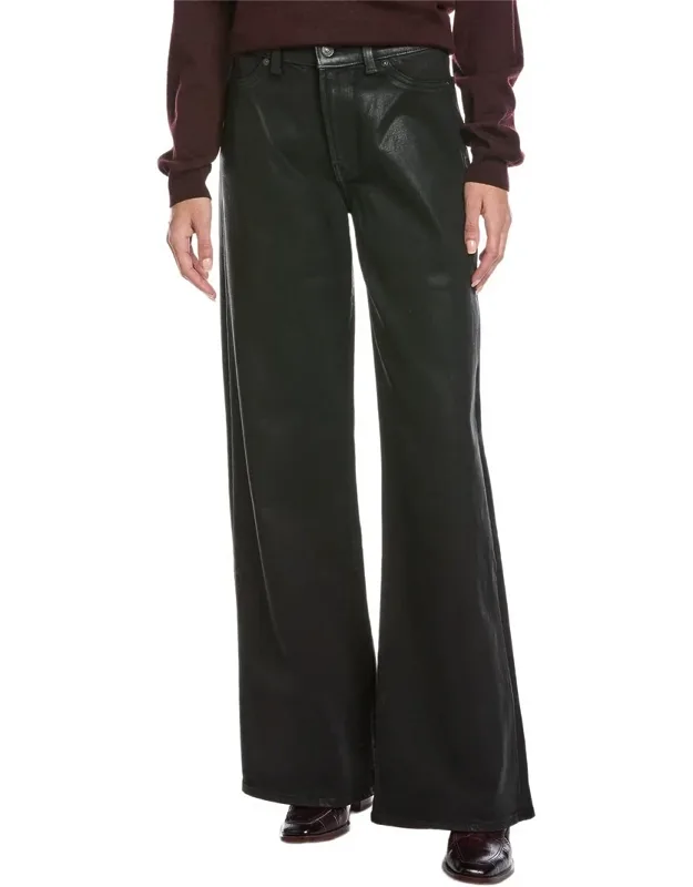Lotta Coated Wide Leg Jeans