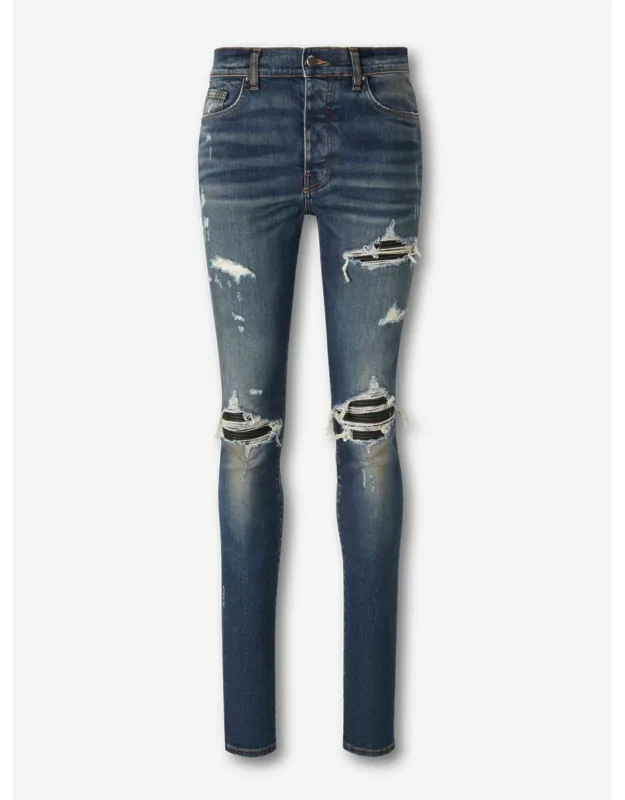 Amiri Jeans - Slim Fit Stretch Denim With Distressed Wash