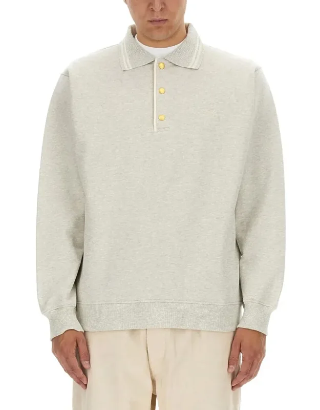 Sweatshirt Polo 100% Cotton 185 Cm Tall