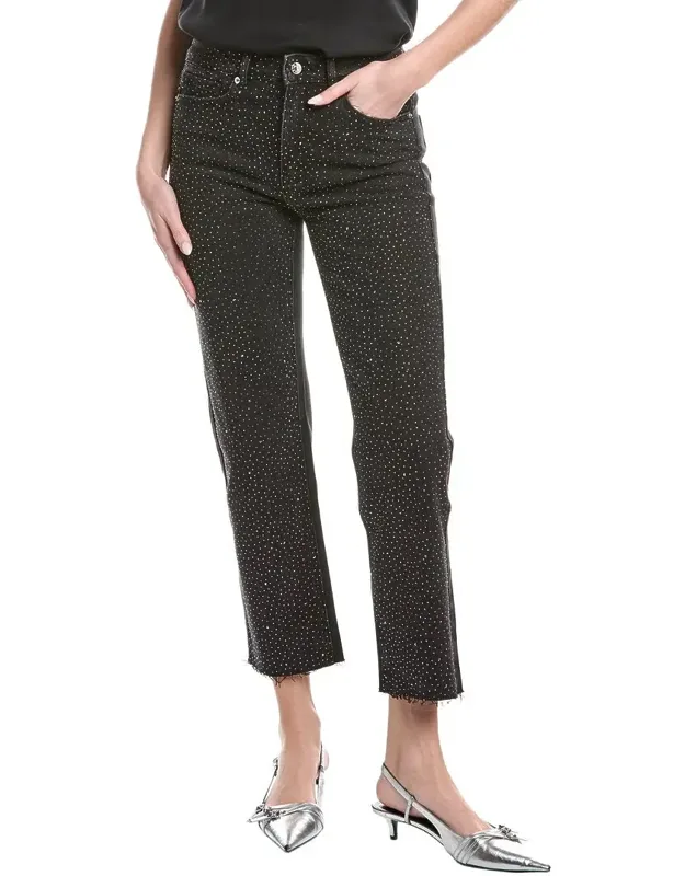 Cropped Crystal Jeans