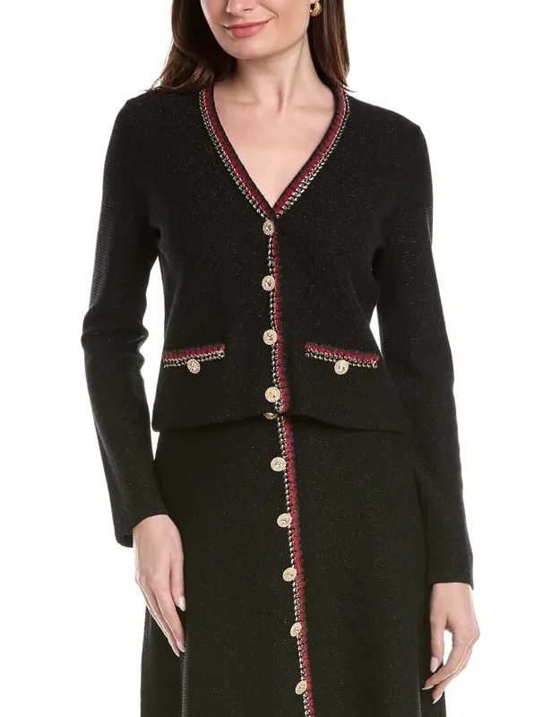 V-neck Four Button Jacket
