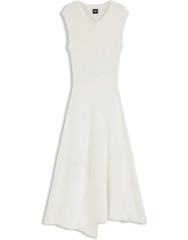 Bouclé-yarn Dress