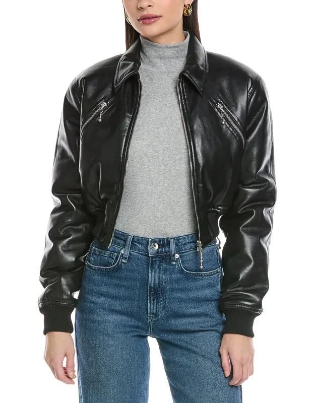 Myrto Ribbed Cropped Jacket