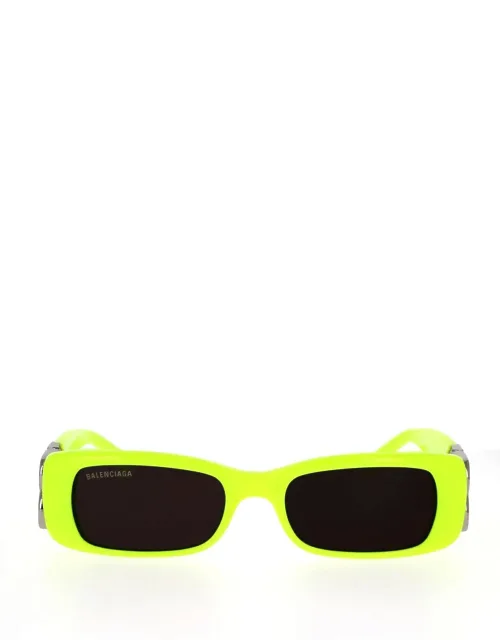 Balenciaga Sunglasses Rectangle Acetate 51 Mm Lens Width