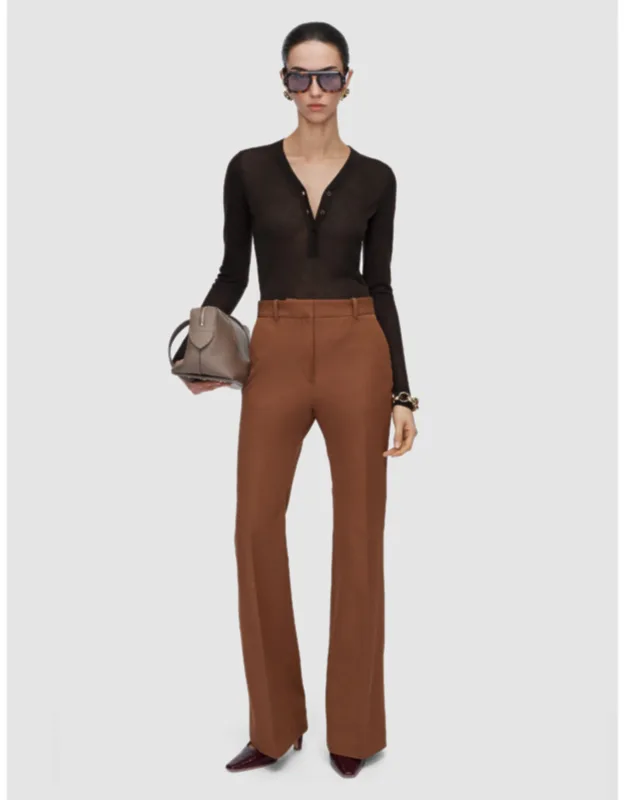 Tafira Gabardine Stretch Trousers - Regular, Fit To Flare, Exceptional Stretch Recovery