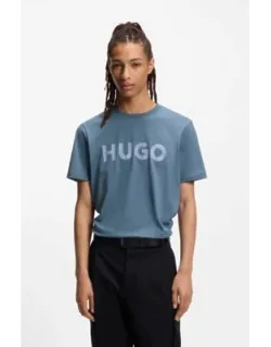 Hugo Logo-print T-shirt - Soft Cotton, Regular Fit