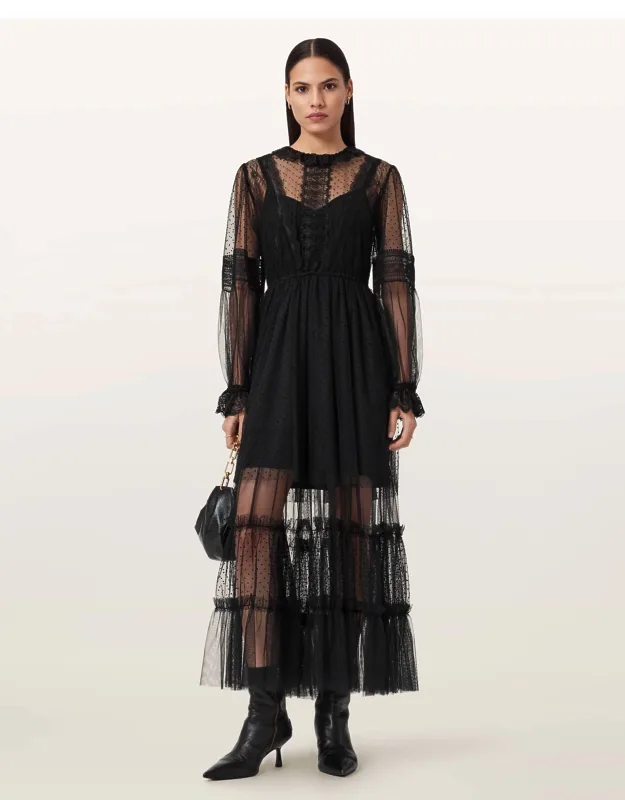 Nita Mesh Maxi Dress