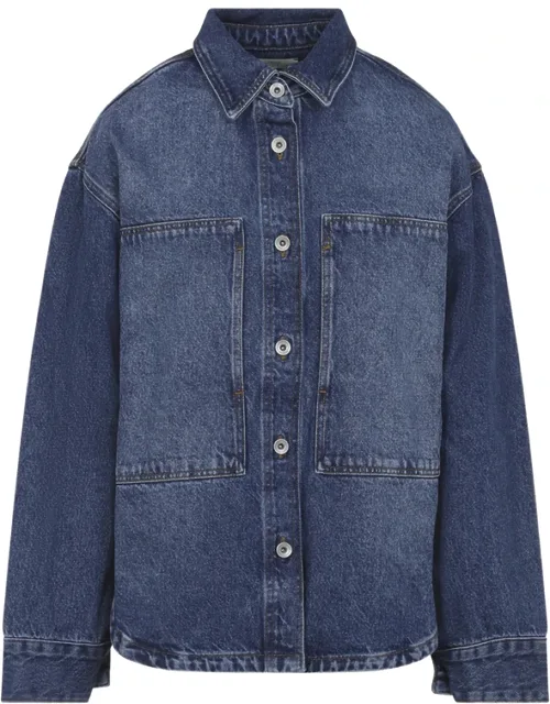 Pocketed Shirt Denim Jacket