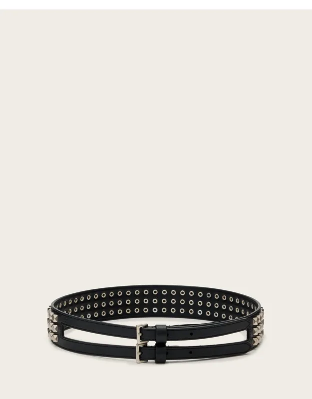 Leather Studded Belt