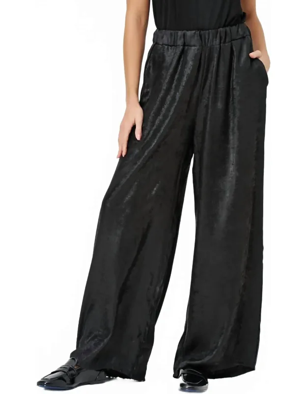 Velvet Wide Leg Pants