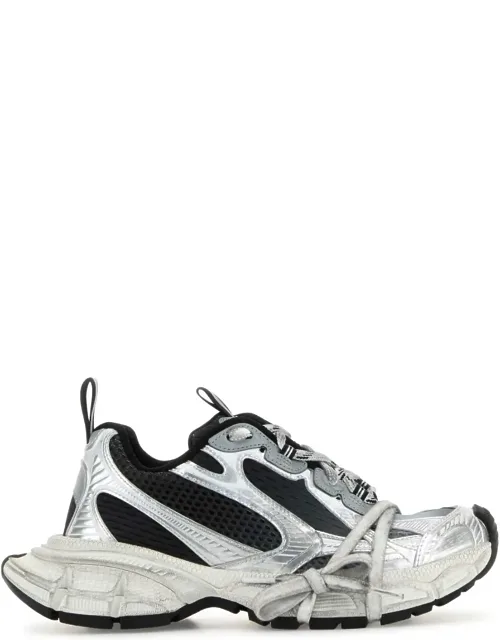 Multicolor Mesh And Rubber Gradient Sneakers