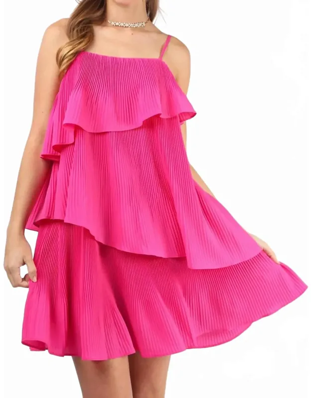 Tiered Mini Dress