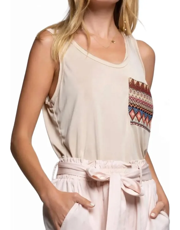 Aztec Rose Petal Knit Top
