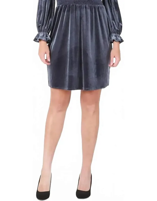 Velvet Mini Dress