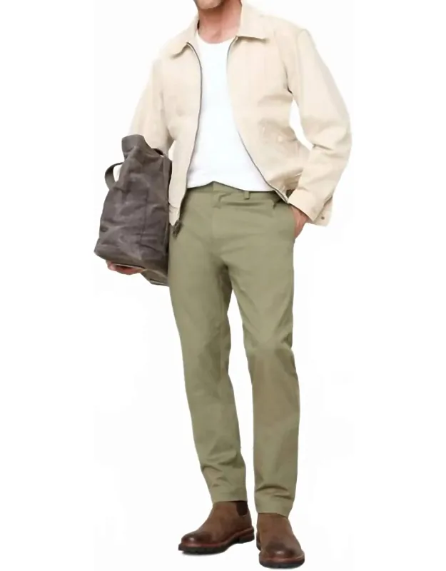 Flat Front Chino Pants