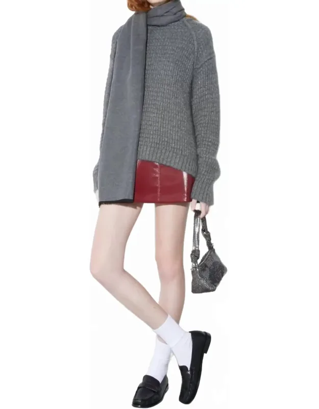 Lurex Turtleneck Jumper