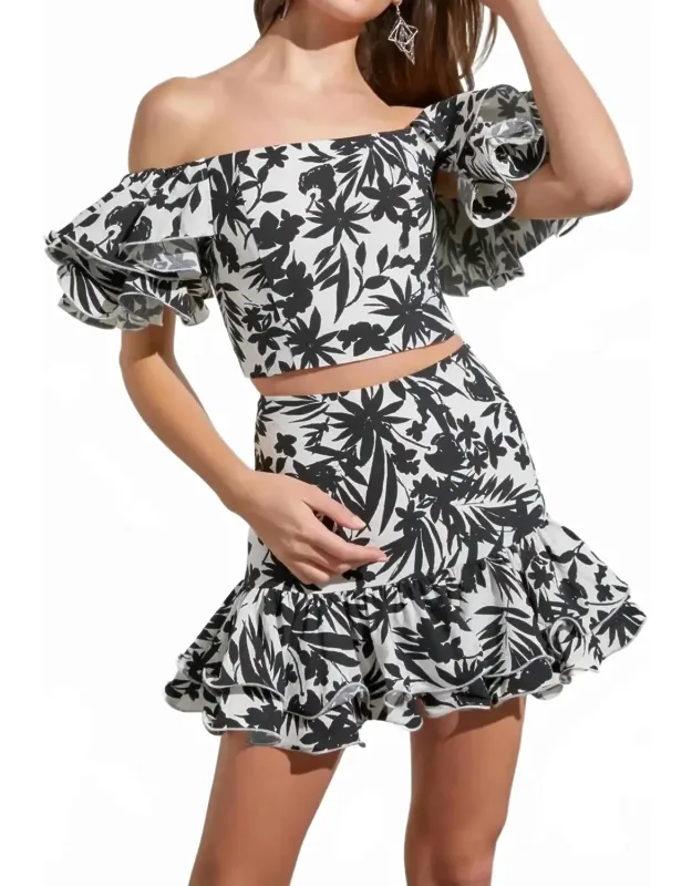 Ruffle Sleeve Top