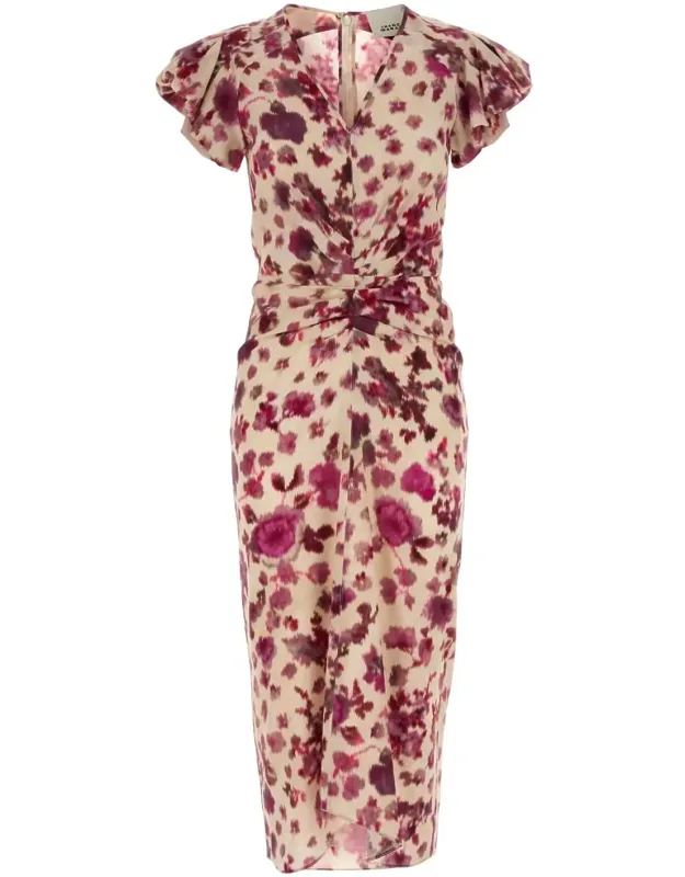Printed Stretch Silk Dress