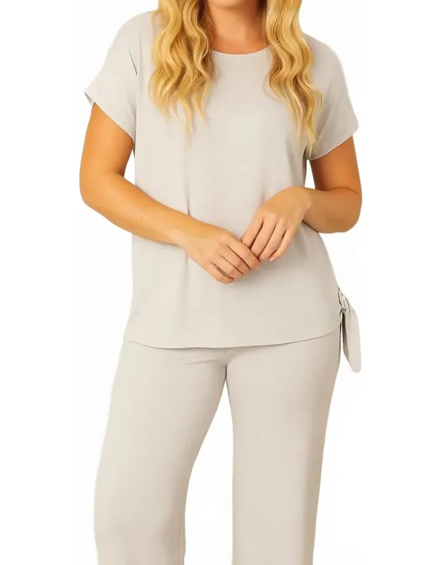 Side Tie Detail Top