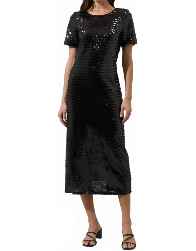 Sequin Midi Dress